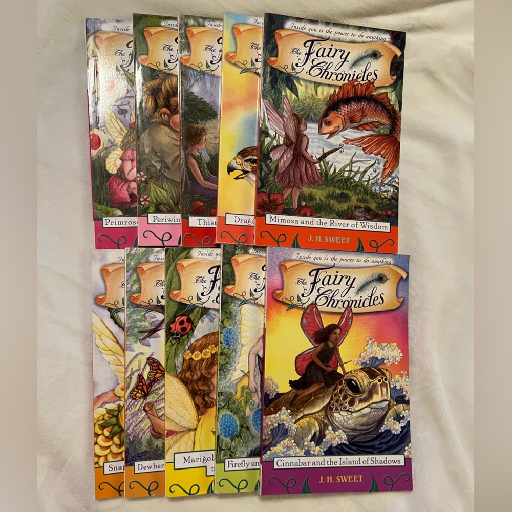 Fairy Chronicles Book set of 10  - Colorful Illustrated
